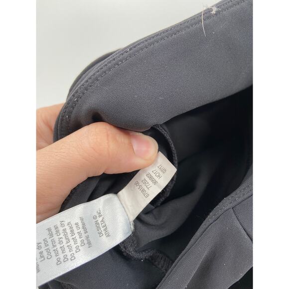 Athleta Stellar Solid Black Zip Legging Tights Size Small - Picture 6 of 6